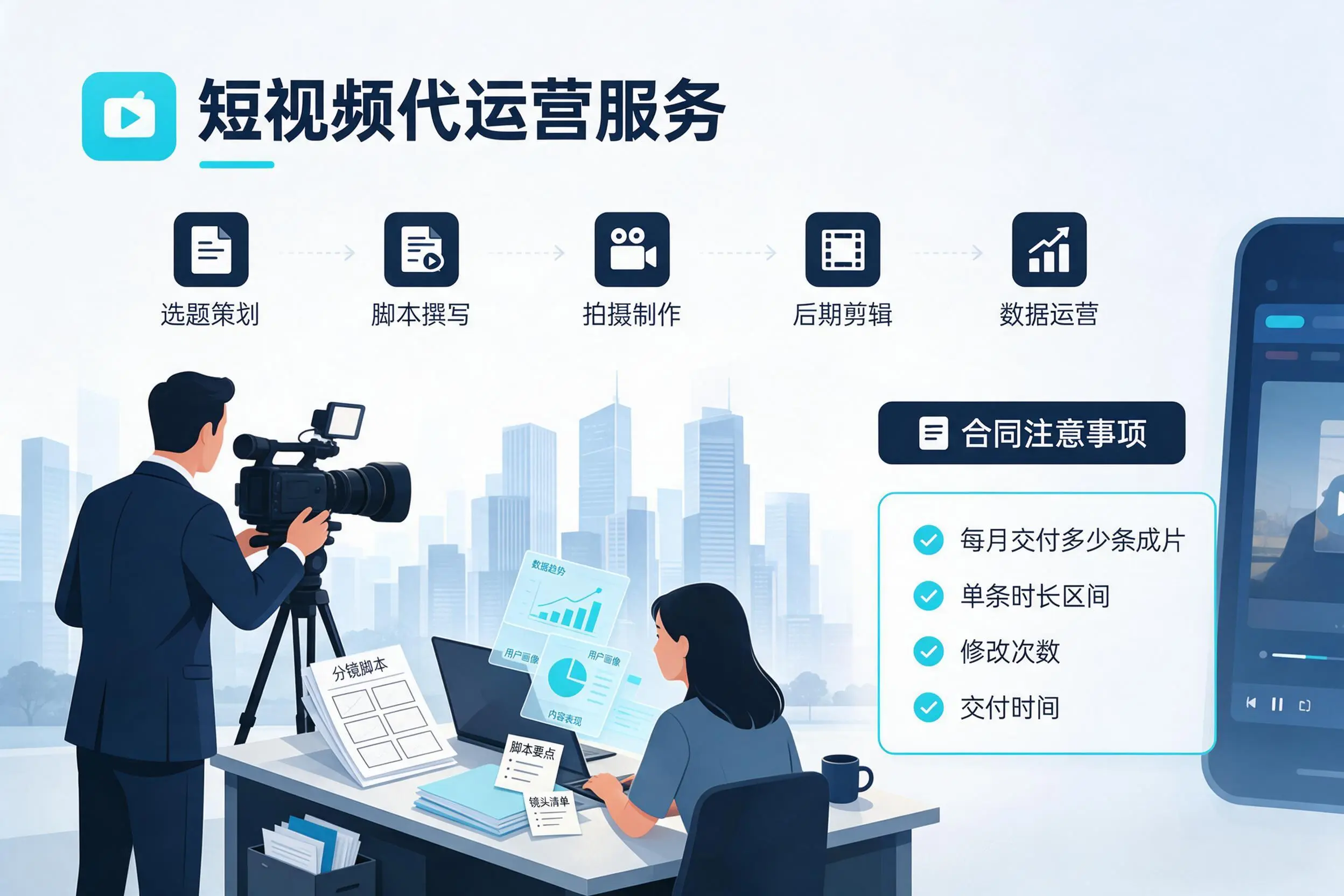 短视频代运营包含哪些服务？普洱企业常见问题科普