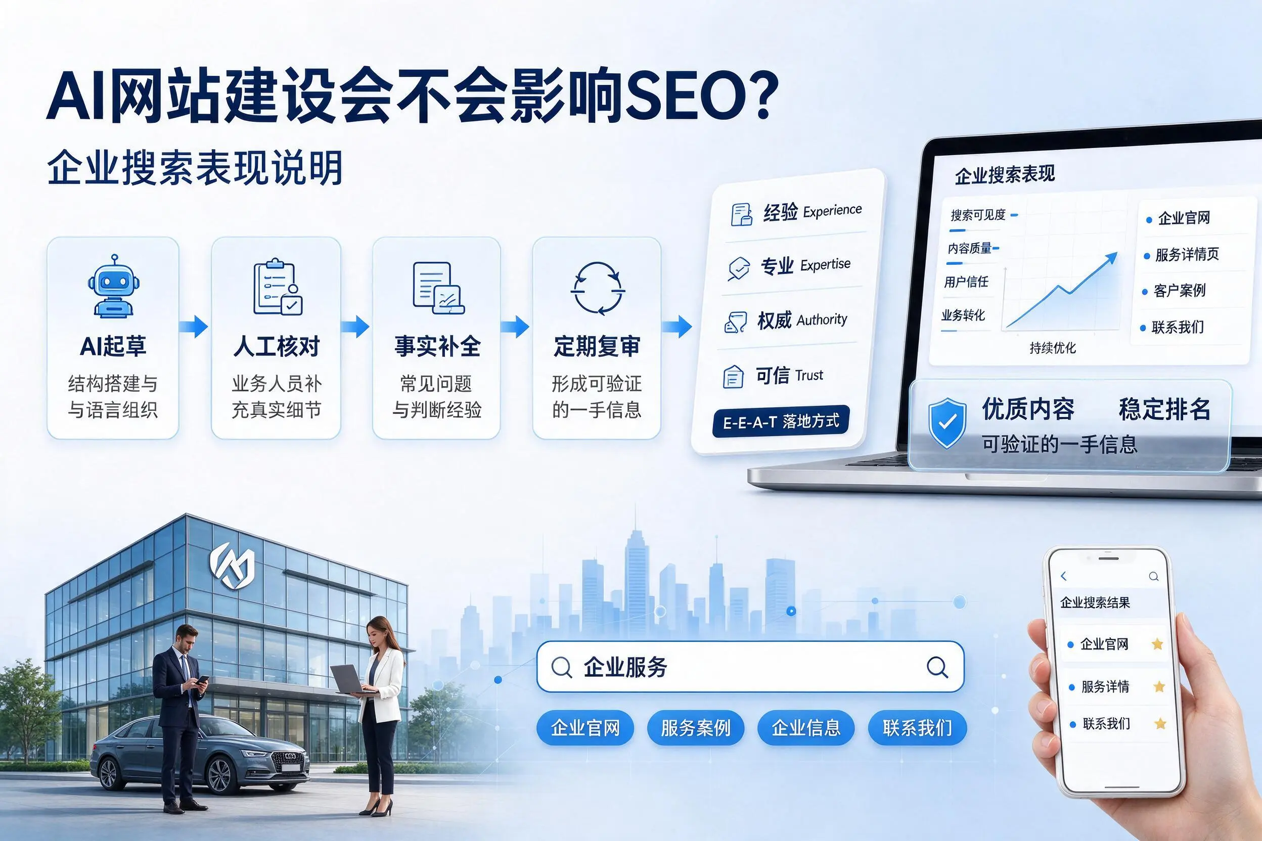 AI网站建设会不会影响SEO？普洱企业搜索表现说明