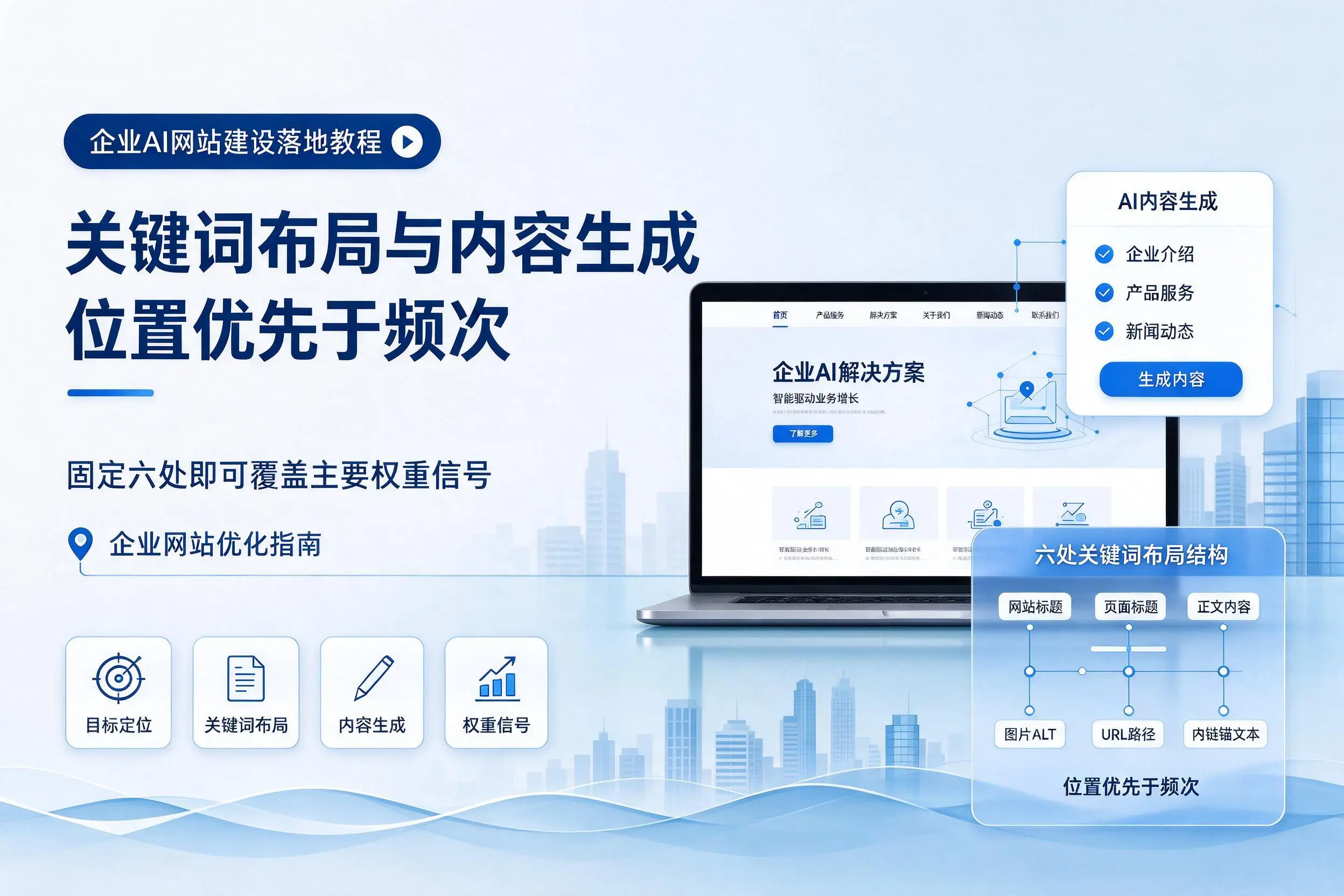 普洱企业AI网站建设落地教程：关键词布局与内容生成